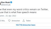 Nach zähen Verhandlungen hat sich Elon Musk mit den Aktionären einigen können...
