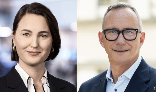 Stephanie Jutzi ist die neue «Leiterin Integrierte Kommunikation & Public Affairs SRG», und Markus Berger, der von Schweiz Tourismus kommt, wird «Leiter Unternehmenskommunikation SRG»... (Bilder: SRG/zVg)