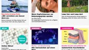 «Kuscheldecken» neben Storys: «Es handelt sich nicht um klassische Inserate», rechtfertigt der Ringier Axel Springer die Nicht-Deklaration als Werbung. (Bild Screenshot KR)