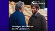 Die Kampagne inszeniert die ZKB als «nahe» Bank... (Bild: Screenshot Youtube)