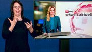 «Schweiz aktuell» wird neu live gebärdet...