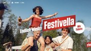 Die «Festivella»-Kampagne spielt darauf an, dass die besten Festivalmomente nicht auf der Bühne, sondern zwischen den Songs passieren…   (Bild: Family/zVg)