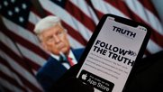«Truth Social» soll das eigene Online-Netzwerk von Donald Trump heissen…            (Bild: Collage mit Truth Social)