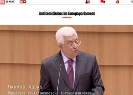 Mahmud Abbas im Europaparlament