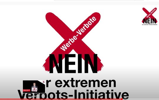 Screenshot von einem Video der Gegner der Initiative...