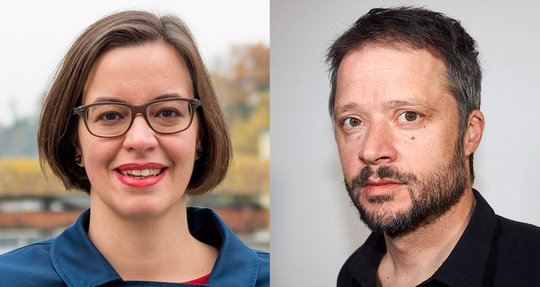 Lena Berger kommt von zentralplus.ch, Sven Broder von der «Annabelle» (Bild zVg)