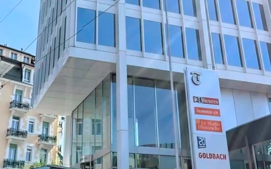 Mietvertrag nicht verlängert: Der Sitz der «20 minutes»-Redaktion an der Avenue de la Gare 33 in Lausanne. (Screenshot Apple Karten)