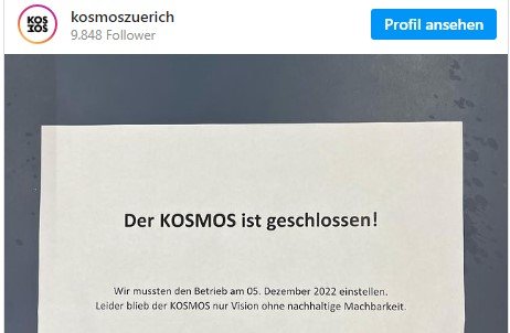 Nach fünf Jahren ist Schluss...           (Bild: Instagram)