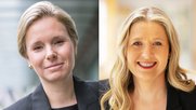 Bisher war das Präsidium des Verlegerverbands durch und durch männlich: Die beiden Neuen Ladina Heimgartner und Ursula Nötzli (Bild © VSM)