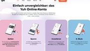Die Finanz-APP Yuh und Swissquote betreuten Ende letzten Jahres 1,2 Millionen Kundenkonten...   (Bild: Yuh/Screenshot)
