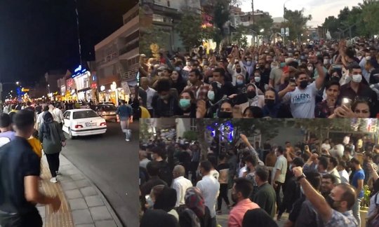 Die Proteste im Iran halten an und werden immer schwieriger zu kontrollieren. Es geht bereits um mehr als Kleidervorschriften...          (Bild: NCR Iran)