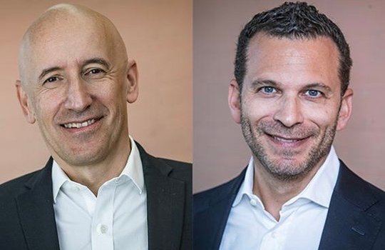 Kilian Kämpfen (l.) und Manuel Liatowitsch erweitern ab 1. Mai das Group Executive Board bei Ringier...  (© Bild Ringier)