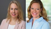 Das Schweizer Hospitality Brandingstudio Positioner baut sein Team aus: Nadine Rieder und Christine Perper (Bild zVg)