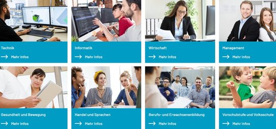 Ipso vereint als Dachmarke acht verschiedene Schulbrands in der Deutschschweiz...             (Screenshot Website)