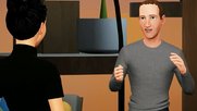 Mark Zuckerberg als Avatar im Streaming seiner «Meta Connect 2022»...           (Screenshot) 