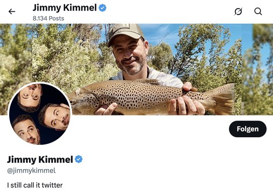 Diesney-Sender ABC war der Meinung, dass einige der Kommentare unangebracht und unsensibel waren...  (Bild: Jimmy Kimmel/X)