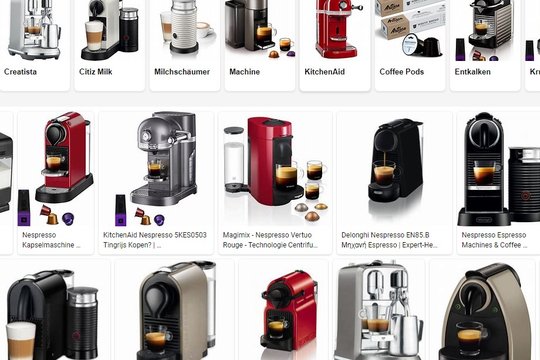 Es darf spekuliert werden: Bringt die Migros eine neue Revolution im Bereich Kaffee-Kapseln?...           (Screenshot Nespresso-Webseite)