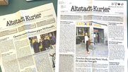 Vorher - nachher: Der «Altstadt-Kurier» mit Relaunch durch den neuen Redaktionsleiter Lorenz Steinmann...   (Bild: zVg)