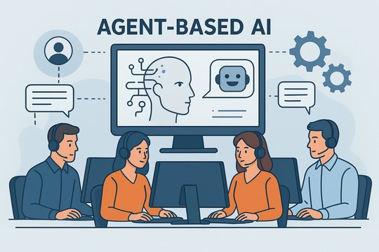 AgentenbasierteKIinContactCenternaufdemVormarschwiederKleinReportberichtet