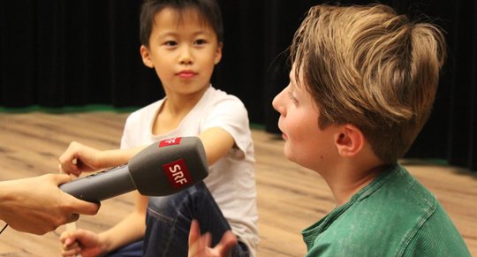 Auch das SRF engagiert sich für den journalistischen Nachwuchs...(Bild: SRF)