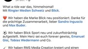 «What a ride war das, himmelnomal! Wir haben die Marke Blick neu positioniert...»