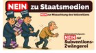 Das «Team Freiheit» hat das Sammelziel von 50‘000 Unterschriften verpasst... (Bild: Screenshot Klein Report)