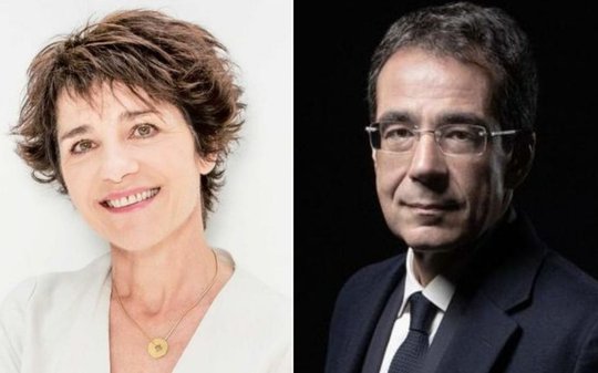 Elizabeth Martichoux wird Darius Rochebin in der nächsten Zeit vertreten... (© Bild «Le Parisien»)