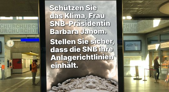Die SNB-Investitionen in fossile Unternehmen würden grundlegende Menschenrechte verletzen und gravierende Umweltschäden verursachen... (©Klima-Allianz.ch)
