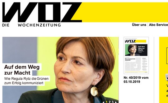 13'000 neue WOZ-Leserinnen und Leser, was einem Plus von 15,4 Prozent entspricht...