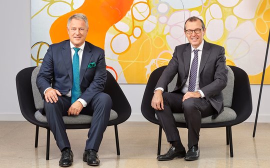 Urs Berger und Markus Hongler vertreten die Mobiliar künftig im Ringier-Verwaltungsrat...
