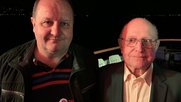 Die Radio 24-Reporterlegenden Walter J. Scheibli (l.) und Vater Walter Scheibli….    (Bild: LinkedIn, Adrian Fetscherin)