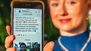 Nutzerinnen und Nutzer können auf die Nachrichten nur mit Emojis reagieren. (Bild zVg)